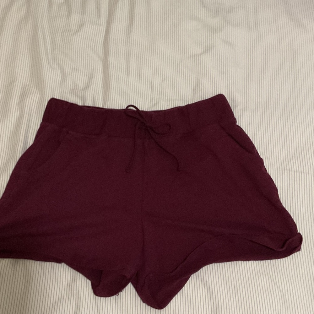 Maurices Burgundy Athletic Shorts